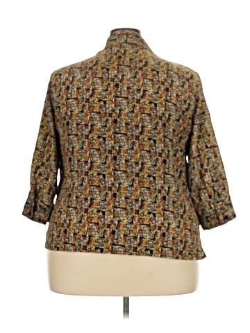 White Stag 3/4 Sleeve Button-Down Shirt (view 2)