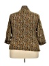 White Stag Tweed Brown 3/4 Sleeve Button-Down Shirt Size 4X - photo 2