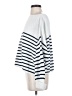 French Connection 100% Cotton Stripes White Pullover Sweater Size S - photo 5