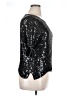 Jasmine Silver Short Sleeve Blouse Size XL - photo 4