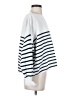 French Connection 100% Cotton Stripes White Pullover Sweater Size S - photo 4