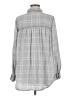 Caffé Marrakesh Checkered-gingham Gray Long Sleeve Button-Down Shirt Size M - photo 2