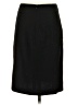 Theory Solid Black Wool Skirt Size 4 - photo 2