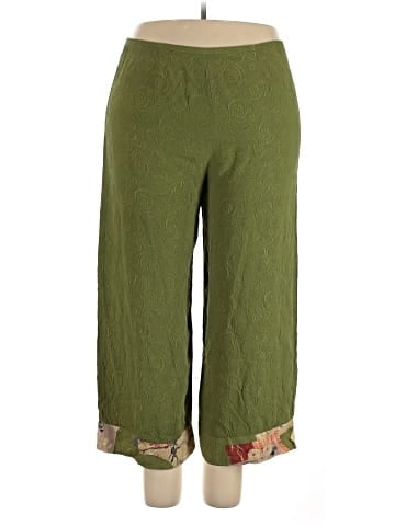 Citron Silk Pants (view 1)
