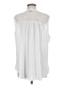 Signature Studio 100% Polyester White Sleeveless Blouse Size 3X - photo 2