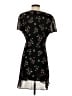 Madewell 100% Polyester Floral Black Casual Dress Size 4 - photo 2