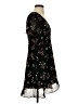 Madewell 100% Polyester Floral Black Casual Dress Size 4 - photo 4