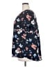 DR2 100% Polyester Floral Blue Short Sleeve Blouse Size 2X - photo 5