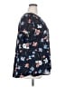 DR2 100% Polyester Floral Blue Short Sleeve Blouse Size 2X - photo 4