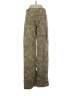 Zara Animal Print Gold Jeans Size 4 - photo 2