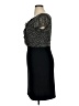 212 Collection 100% Polyester Tweed Black Cocktail Dress Size 14 - photo 5