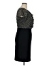 212 Collection 100% Polyester Tweed Black Cocktail Dress Size 14 - photo 4