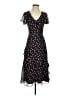 Joie Floral Black Cocktail Dress Size 2 - photo 1