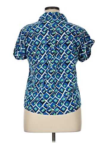 Adrienne Vittadini Short Sleeve Blouse (view 2)