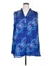 Worthington 100% Polyester Blue Sleeveless Blouse Size 4X (estimated) - photo 1