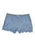 Ann Taylor LOFT Chevron-herringbone Blue Shorts Size 8 - photo 1