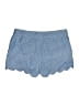 Ann Taylor LOFT Chevron-herringbone Blue Shorts Size 8 - photo 2