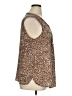 GNW 100% Polyester Brown Sleeveless Blouse Size 1X - photo 4