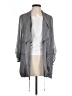 Diane von Furstenberg 100% Polyester Gray Kimono Size 10 - photo 1