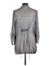 Diane von Furstenberg 100% Polyester Gray Kimono Size 10 - photo 2