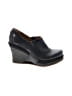 Mozo 100% Leather Black Wedges Size 6 1/2 - photo 1