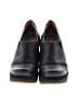 Mozo 100% Leather Black Wedges Size 6 1/2 - photo 2