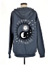 Justify Blue Zip Up Hoodie Size M - photo 2