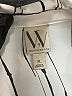 Worthington 100% Polyester Stripes Silver Long Sleeve Blouse Size XL - photo 7