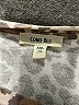 Como Blu Animal Print Tan 3/4 Sleeve Top Size XXL - photo 7