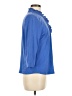 Appleseeds 100% Cotton Blue 3/4 Sleeve Blouse Size M - photo 4