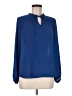 Violet & Claire 100% Polyester Blue Long Sleeve Blouse Size M - photo 1