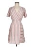 Monteau Stripes Pink Casual Dress Size M - photo 1