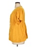 Torrid Solid Yellow Short Sleeve Henley Size 1X Plus (1) - photo 5