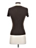 R.Q.T 100% Acrylic Brown Short Sleeve Turtleneck Size S - photo 2