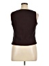 Amanda Smith Solid Burgundy Vest Size 14 - photo 2