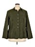 Coldwater Creek Tweed Green Blazer Size 20 - photo 1
