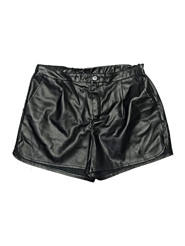 Fahsyee Faux Leather Shorts (view 1)