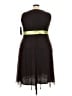 Jessica Howard Graphic Brown Cocktail Dress Size 18 - photo 2