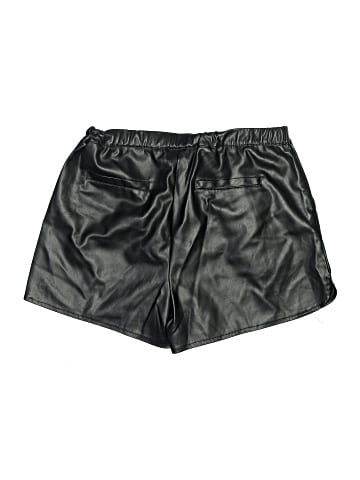 Fahsyee Faux Leather Shorts (view 2)