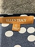 Ellen Tracy Polka Dots Black 3/4 Sleeve Blouse Size L - photo 7