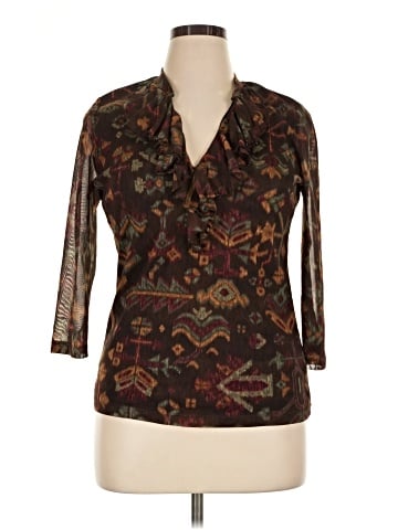 Chaps Long Sleeve Blouse (view 1)