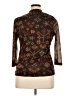 Chaps 100% Polyester Brown Long Sleeve Blouse Size XL - photo 2