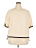 Unbranded Ivory Short Sleeve Top Size XXL - photo 1