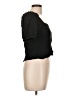 J.Crew 100% Cotton Black Short Sleeve Top Size L - photo 4