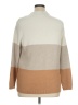 Talbots Color Block Tan Turtleneck Sweater Size XL Petite - photo 2
