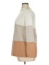 Talbots Color Block Tan Turtleneck Sweater Size XL Petite - photo 5