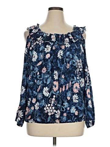 INC International Concepts Long Sleeve Blouse (view 1)