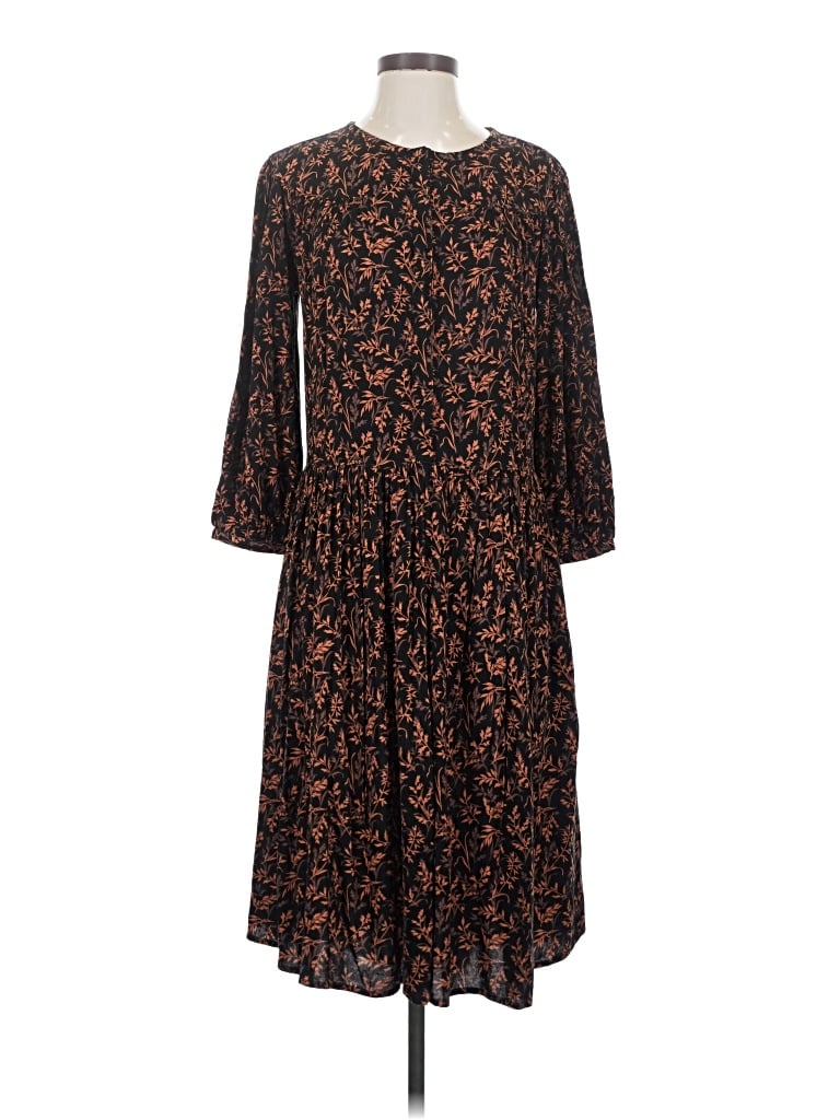Pre-owned Caslon Casual Dress In Brown