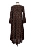 Caslon Paisley Brown Casual Dress Size XS - photo 2