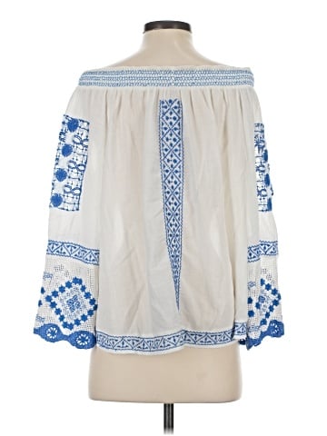 Free People 3/4 Sleeve Blouse (view 2)